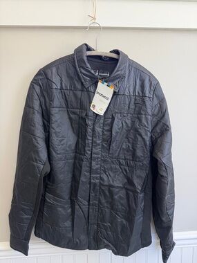 Smartwool Men's Black Quilted Puffer Jacket/ shirt